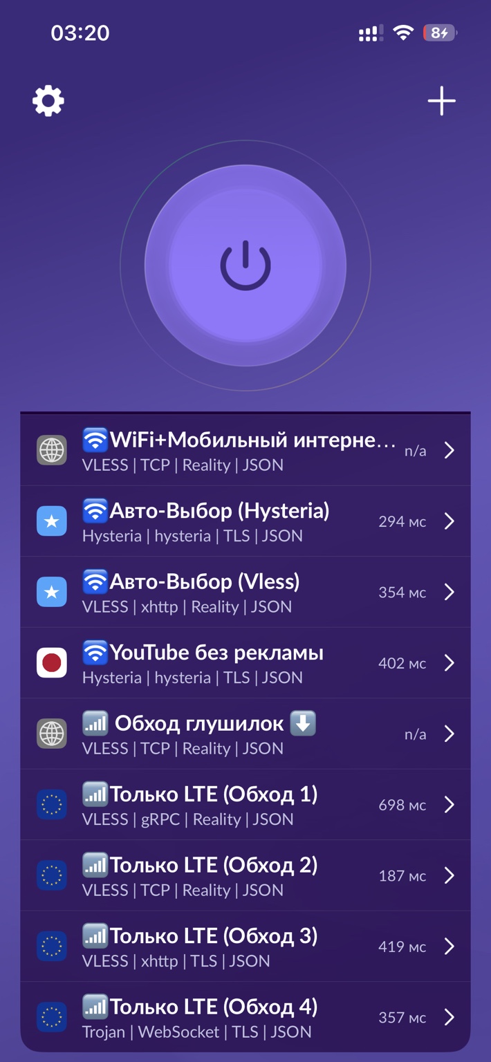 Пример персонального профиля HappKosmos